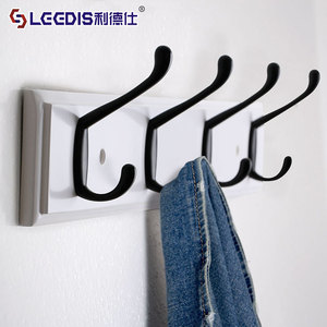 <b>Wall</b> Mounted Clothes Hooks Rectangle Durable Simple Style Bedroom Hook <b>Coat</b> <b>Rack</b> 6337 6338 - Product Image 2