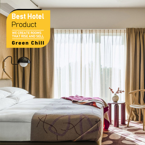 Ensemble de meubles de chambre d'hôtel sur mesure, design minimaliste et architectural, solution pour les espaces d'hôtels boutique haut de gamme - Product Image 1