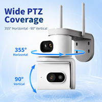 QD01 6MP Dual Lens 4G WiFi Laris Manis dengan Penglihatan Malam Berwarna Penuh, Komunikasi Dua Arah, Deteksi Gerakan V380 Pro