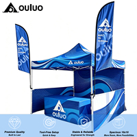 Carpa de Exhibición Personalizada para Empresas, 3x3 Metros, Estructura de Aluminio, Lona Oxford 420D de una Sola Capa, Impermeable, Cuadrada, para Exposiciones Corporativas