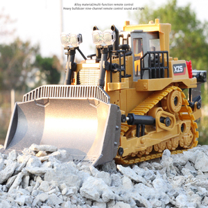 Excavatrice télécommandée à 10 canaux, jouets de construction pour enfants, expériences scientifiques éducatives pour enfants, excavatrice télécommandée - Product Image 4