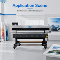 Nueva Impresora de Inyección de Tinta para Publicidad Digital de 1.6m, Ecosolvente, Totalmente Automática, para Cabezal I3200-E1, Modelo HY-1602