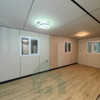 Maisons Modulaires Économiques : Nouveaux Types Populaires de Maisons Conteneurs, Maisons Préfabriquées Compactes, Villas et Cabanes – Maison Conteneur Extensible de 20 pieds