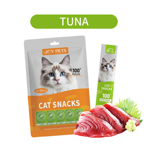 Makanan Kucing Organik Baru 15g, Camilan Basah Krim untuk Anak Kucing - OEM Tinggi Protein untuk Kesehatan Kulit dan Bulu, Rasa Salmon, Ayam, dan Tuna - Product Image 4