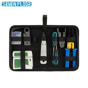 Multifunktion ales Werkzeugset zur Reparatur von Netzwerk kabeln Rj45 Rj11 Cat5e Cat6 Tester Crimper Stripper Cutter Installation - Product Image 1