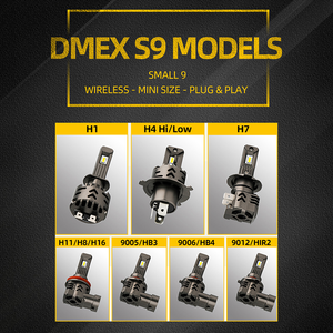 Auto S350 H11 Plug and Play faros LED 60W 8000K 40000 30000 lúmenes bombillas de faros de coche para <span class=keywords><strong>H5</strong></span> H1 H4 H7 H13 9005 9006 - Product Image 5