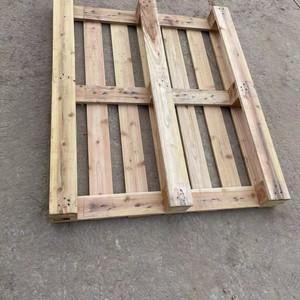 Palette en bois 1200x1000x130mm, entrée quatre voies, en pin, pour rayonnages d'usine - Product Image 2