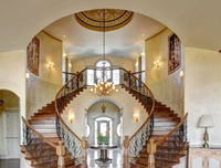 Escalier Courbé de Luxe Optima sur Mesure pour Intérieur avec Fabrication de Précision pour une Architecture Haut de Gamme