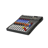 Console de mixage DJ mini stéréo professionnelle à 6 canaux pour karaoké à domicile