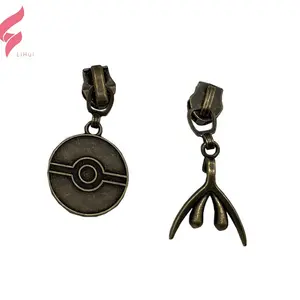 Lihui Hoge Kwaliteit Populaire Custom Trigger Clip Metalen Hardware Rose Goud Logo Ritsen Voor Kleding Of Handtassen
