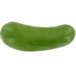 Balle anti-stress promotionnelle en forme de cornichon, logo personnalisé, jouets en mousse PU en forme de cornichons - Product Image 1