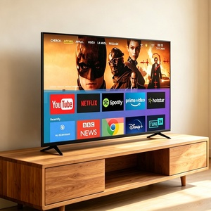 Televisor LED Inteligente QLED 4K UHD de 55 Pulgadas con Sistema Operativo Android, WiFi, Control Remoto <span class=keywords><strong>por</strong></span> Voz, Ultra Delgado, para Hogar y Hotel - Product Image 1