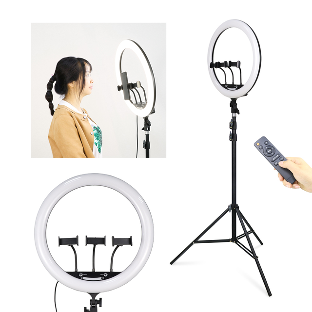New Trending Professional Photographic Lighting Selfie Led Ring Light Live Equipment Ring Fill Light Lamp With Tripod Stand