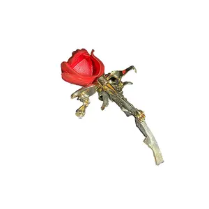 2024 Nice Design Tulip Rose Brooch For Women Elegant Corsage Fashion Brooch Pin