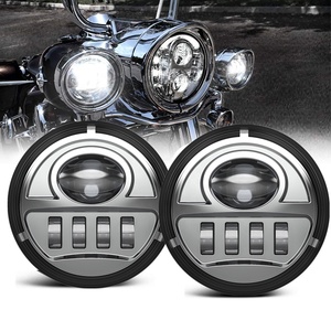 Luz Antiniebla LED DOT para <span class=keywords><strong>Harley</strong></span> <span class=keywords><strong>Davidson</strong></span> Glide, Road King, Yamaha V Star 950, Faro Sellado Blanco, Accesorios de Iluminación - Product Image 1