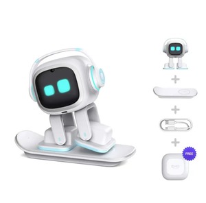 Robot Emo intelligent IA, animal de compagnie de bureau pour divertissement, avec personnalité unique, en plastique de qualité commerciale, contrôlable par application - Product Image 2