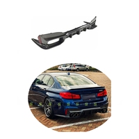 Diffuseur arrière en fibre de carbone sèche style design 3D pour BMW Série 5 G30 17-ON, pour diffuseur de voiture BMW G30