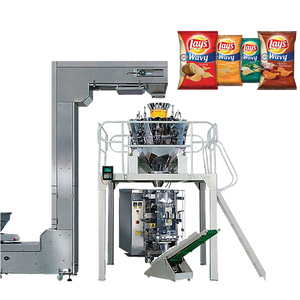 10 đầu tự động đa chức năng hạt nhỏ/bánh quy có trọng lượng điền niêm phong gói màng nhựa máy đóng gói túi - Product Image 1