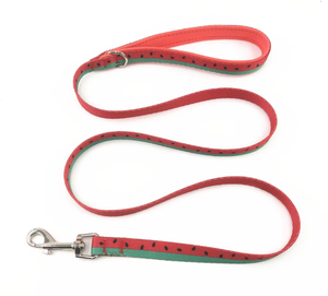 Juego de correa de accesorios de lujo para perros Correa de perro de plomo para exteriores con logotipo personalizado con impresión de sandía - Product Image 3