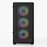 Gabinete para PC de Torre Completa en Oferta, E-ATX ATX, Caja para PC Gaming con Ventana de Vidrio Templado, en Stock, 9 Ventiladores