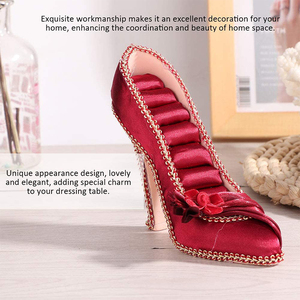 Giá Trưng Bày Trang Sức Hình Giày Cao Gót Thời Trang Màu Đỏ Giá Sắp Xếp Trang Sức Nhẫn Bông Tai Quà Tặng - Product Image 4
