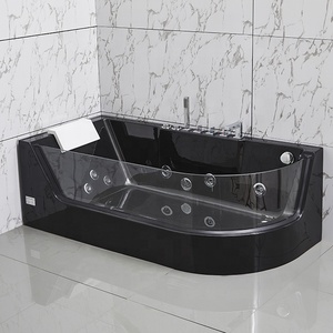 Hiện đại 1700 mét dài trong nhà phòng tắm massage Acrylic bồn tắm với kính cường lực - Product Image 3