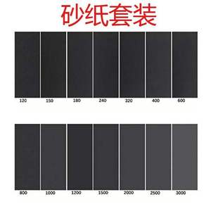 Discos de Lijado Carbonizados de 9x3.6 Pulgadas, de Carburo de Silicio con Respaldo Adhesivo para Pulir Herrajes, Muebles, Automóviles, Barcos y Aviones - Product Image 4