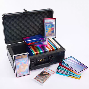 धातु फ्रेम, चुंबकीय व्यापार कार्ड मामले के साथ क्रमिक रूप से खयोग्य चुंबकीय 35pt ट्रेडिंग कार्ड मामले - Product Image 2