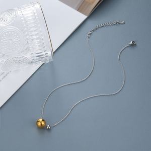 Collar Personalizado con Logotipo, Resistente al Deslustre, Impermeable, de Acero Inoxidable, Chapado en Oro de 18k para Mujer - Product Image 5