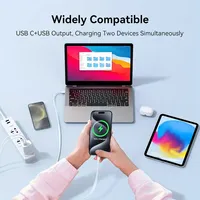 Multi-Port 40W USB-A/USB-C PD Chargeur rapide EU UK Plug avec protection OTP pour téléphone portable tablette ordinateur portable et appareil photo/écouteurs
