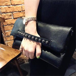 กระเป๋าคลัทช์ใส่กระดุมทันสมัยกระเป๋าใบเล็กพับได้สำหรับผู้หญิงกระเป๋าทรงซองจดหมายสไตล์เกาหลีกระเป๋าสะพายไหล่อเนกประสงค์ - Product Image 3