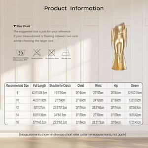 Traje de Fiesta Brillante Metálico para Niñas de 8 a 16 Años, Mono con Piernas Anchas para Discoteca, Fiestas, Espectáculos, Baile de Salón - Product Image 6