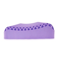 Oreiller en TPE violet personnalisable OEM, vente en gros directe usine, oreiller rafraîchissant pour voyage, avion, camping, transfrontalier