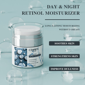 Etiqueta privada Día Noche Cuidado de la piel facial Aligeramiento Antienvejecimiento Arrugas Blanqueamiento Hidratante Retinol Colágeno Hombres Crema facial - Product Image 2