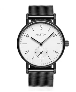 Reloj de Cuarzo Minimalista Retro Antiguo de Lujo para Hombre, con Correa de Acero Inoxidable <span class=keywords><strong>y</strong></span> <span class=keywords><strong>Dos</strong></span> Agujas <span class=keywords><strong>y</strong></span> Media, Estilo Deportivo <span class=keywords><strong>y</strong></span> Elegante - Product Image 1
