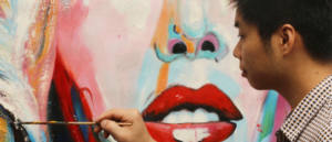 <span class=keywords><strong>Peinture</strong></span> à l'huile sur toile, tableau peint à la main, images murales abstraites en H, meilleure vente, 100% - Product Image 3