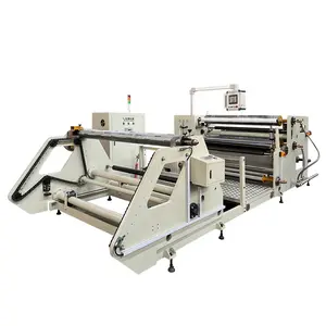 Full Automatic large width hot melt floor leather making machine adhesive glue applicator coating laminating production line