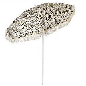 Parasol de plage à franges, design personnalisé, parasol de voyage, <span class=keywords><strong>vacances</strong></span>, parasol avec pompons - Product Image 2