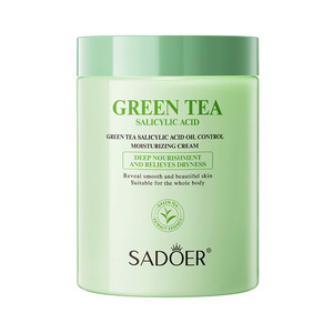 Grüntee-Salicylsäure-Feuchtigkeitscreme 300g Hydratisierende Beruhigende Reparatur Ölkontrolle für Mischhaut - Product Image 4