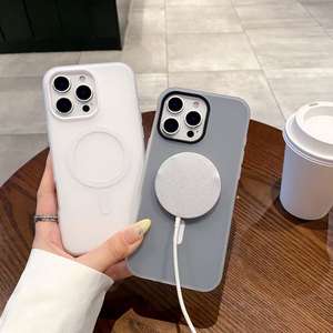 Custodia Magnetica Opaca Color Caramella per iPhone 17 Pro Max, Protezione Doppia Antiurto per <span class=keywords><strong>Apple</strong></span> iPhone 15 Pro Max - Product Image 2