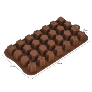 Molde de Silicona de Grado Alimenticio FDA LFGB, Moldes para Hornear DIY, Moldes Personalizados para <span class=keywords><strong>Fondant</strong></span> y Chocolate para Decoración de Pasteles, Accesorios de Cocina - Product Image 2