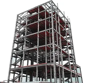 Op Maat Gemaakte Commerciële Multifunctionele Kantoor Industriële Gebouw Staalconstructie Geprefabriceerde Hoogbouw