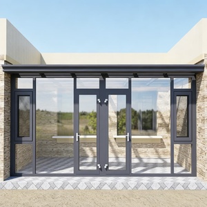 Véranda <span class=keywords><strong>en</strong></span> aluminium robuste avec capacité de charge structurelle pour charges de neige, idéale pour <span class=keywords><strong>chalet</strong></span> de montagne, hôtel de ski - Product Image 1
