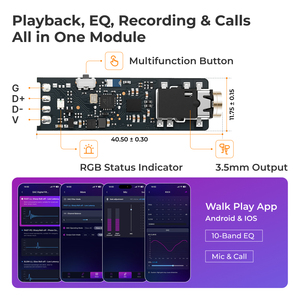 Audio Factory HiFi DAC PCBA-module, CS43198+CB5100, 3.5mm uitgang, BLE voor APP EQ-aanpassing, kale printplaat ODM OEM beschikbaar groothandel - Product Image 5