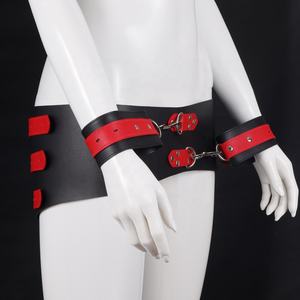 Ensemble de jouets de bondage en cuir, jouets sexuels pour adultes, menottes, <span class=keywords><strong>Femdom</strong></span> - Product Image 3