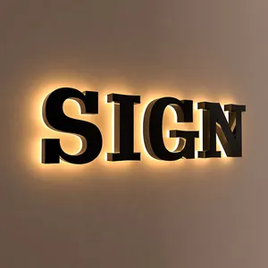 3D Non Illuminated Aluminium Alloy Metal Letters Sign Signage - China Sign  and 3D Numbers Sign price