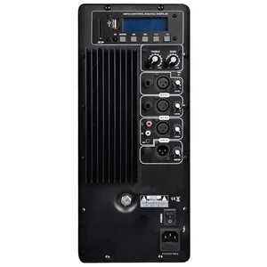 Doğruluk yanlısı ses 12AHH-220W dj monoblok dijital aktif hoparlör güç amplifikatörü modülü için hoparlör kutusu