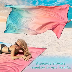 Tapete de Picnic Ligero Antiarena para Actividades al Aire Libre en la Playa, Mini Tapete Plegable Impermeable para Acampar en la Playa, <span class=keywords><strong>Manta</strong></span> de Bolsillo - Product Image 4
