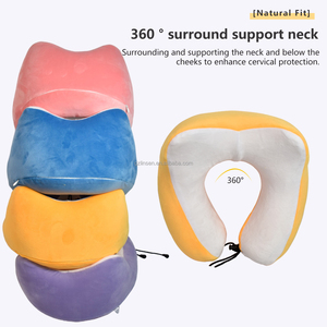 Pesawat fungsional berbentuk U perjalanan leher rileks bantal busa memori bantal serviks untuk leher pereda nyeri Coussin De Voyage - Product Image 5