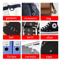 Œillets métalliques en gros de haute qualité avec logo personnalisé pour vêtements, sacs, chaussures et étiquettes suspendues